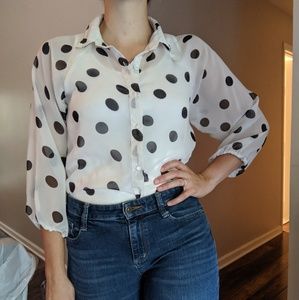 Polka Dot Blouse